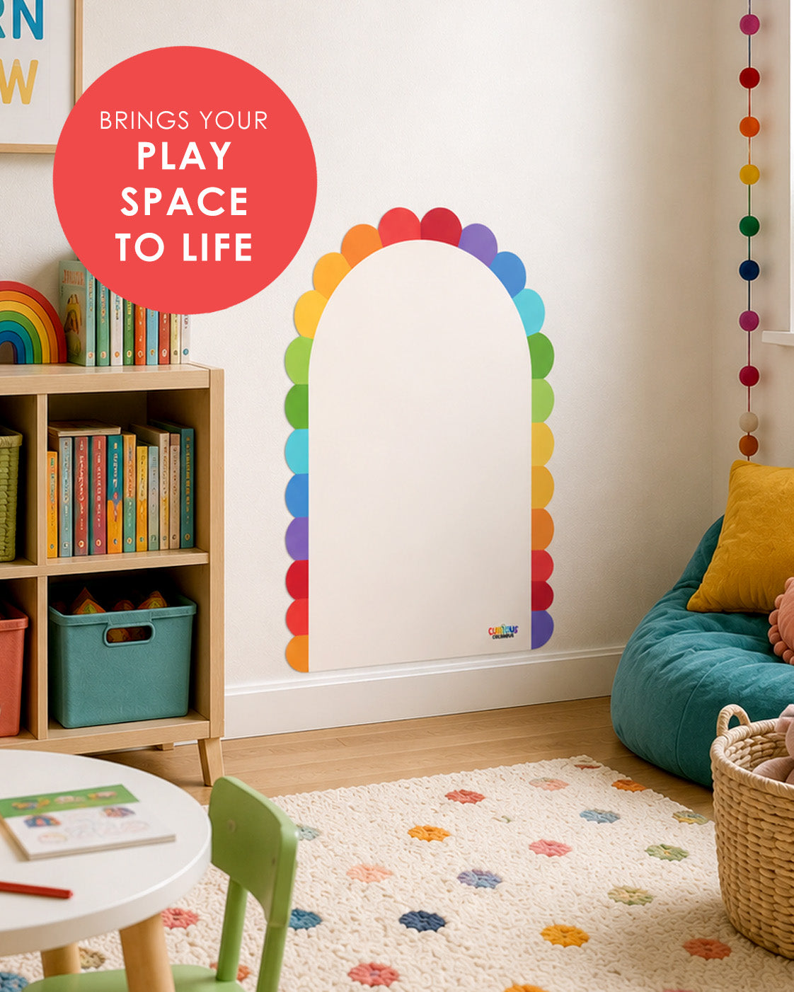 Curious Columbus Magnetic Wall Decal - Peel & Play Design