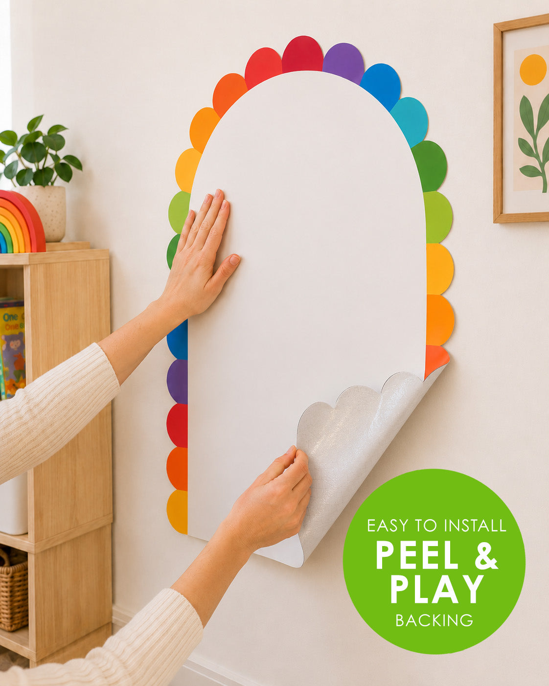Curious Columbus Magnetic Wall Decal - Peel & Play Design