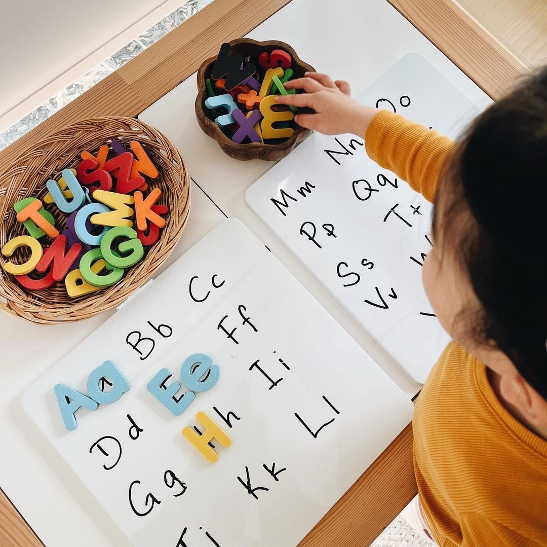 Curious Columbus Magnetic Letters and Numbers – 115 Piece Alphabet & Number Magnet Set