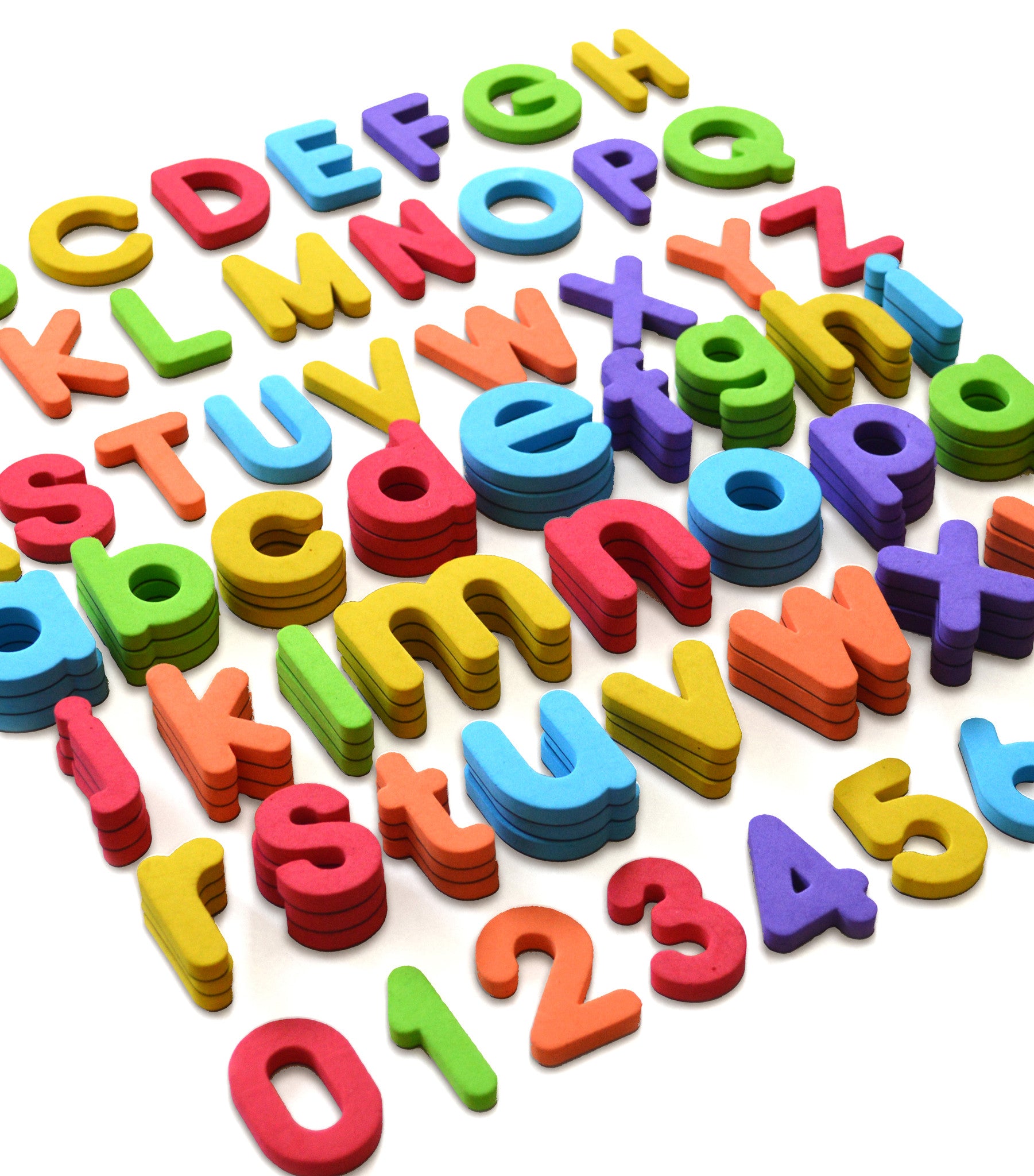 Curious Columbus Magnetic Letters and Numbers – 115 Piece Alphabet & Number Magnet Set