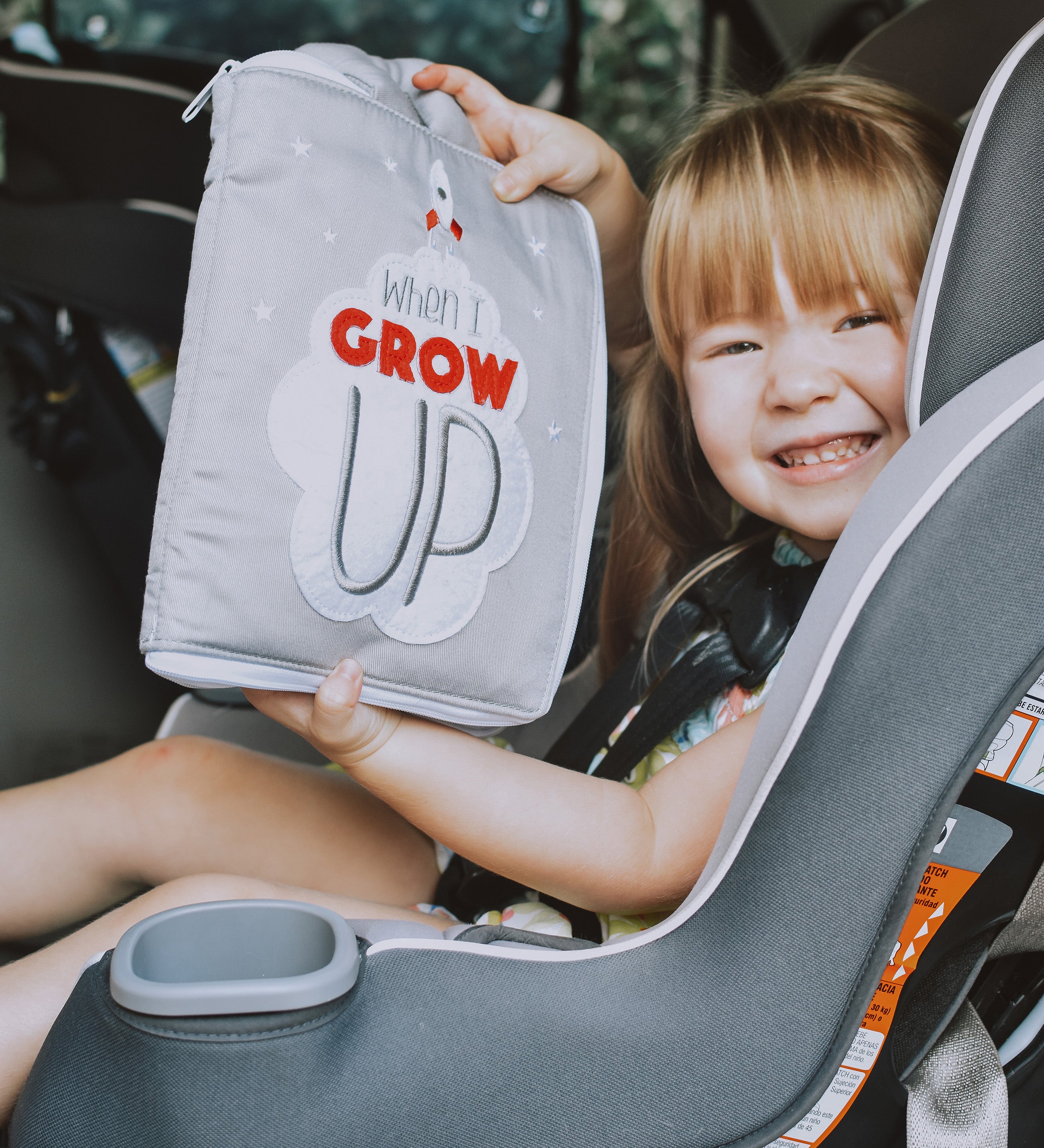 Curious Columbus Fabric Activity Book – When I Grow Up – Interactive Soft People & Professions Book