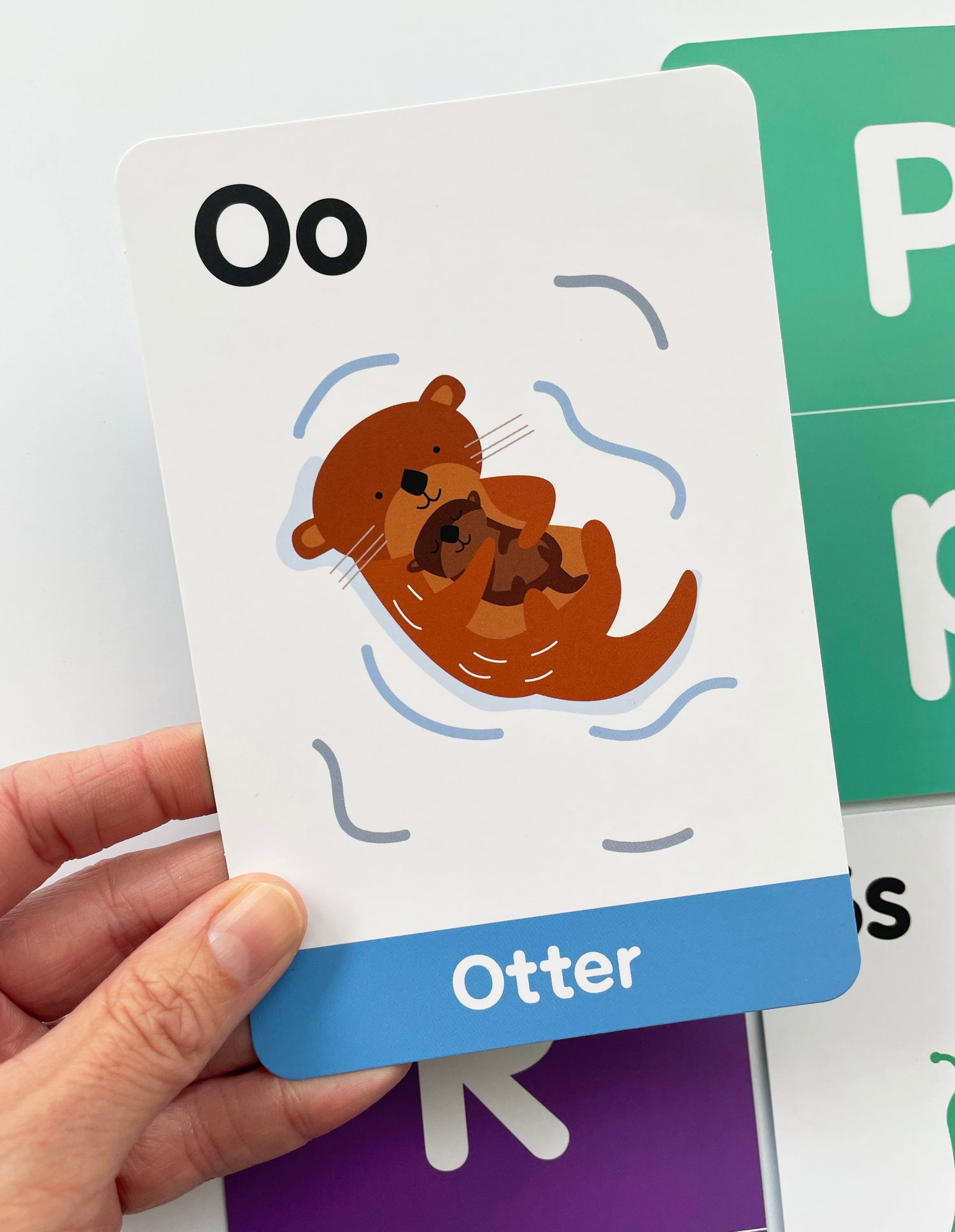 Curious Columbus A-Z uppercase flashcards