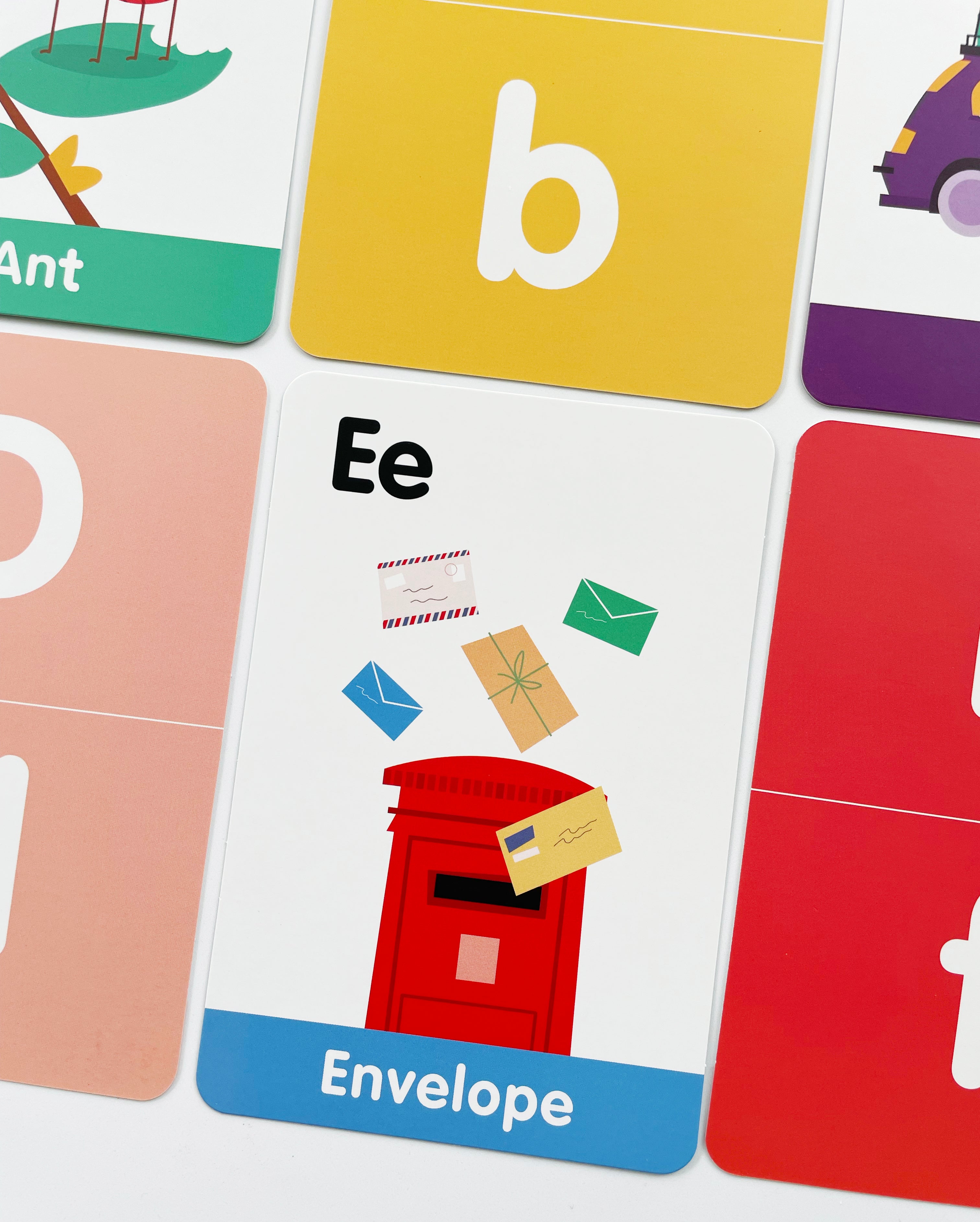 Curious Columbus A-Z uppercase flashcards