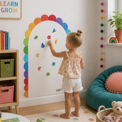Curious Columbus Magnetic Wall Decal - Peel &amp; Play Design