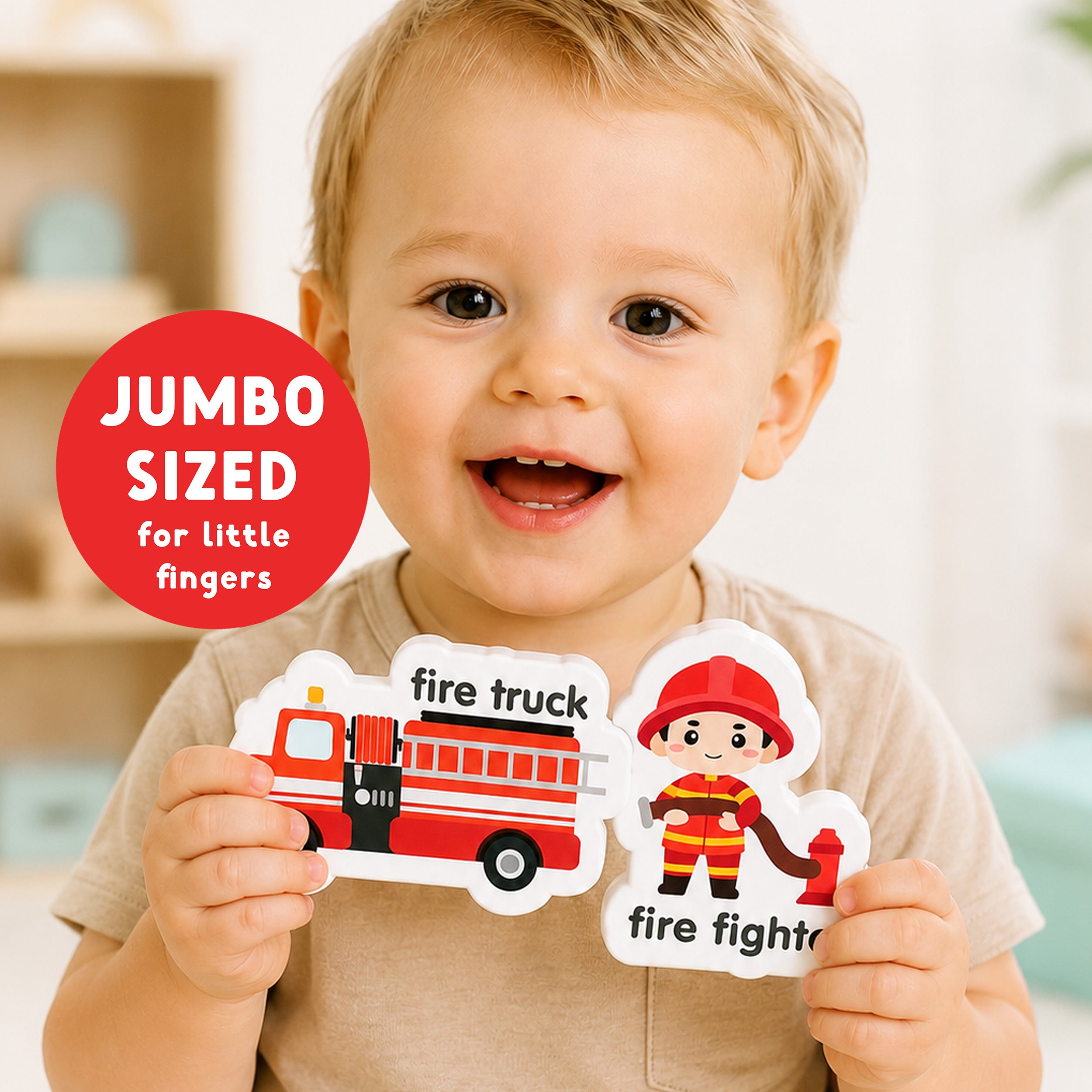Curious Columbus Magnetic Vehicles – 27pc Fridge Magnets for Toddlers, Baby &amp; Kids