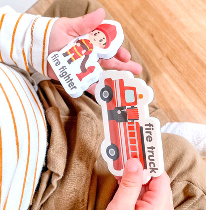 Curious Columbus Magnetic Vehicles – 27pc Fridge Magnets for Toddlers, Baby &amp; Kids