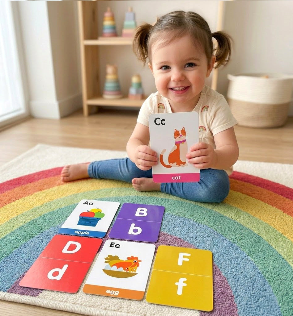 Curious Columbus A-Z Lowercase flashcards