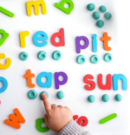 Curious Columbus Magnetic Letters and Numbers – 115 Piece Alphabet &amp; Number Magnet Set