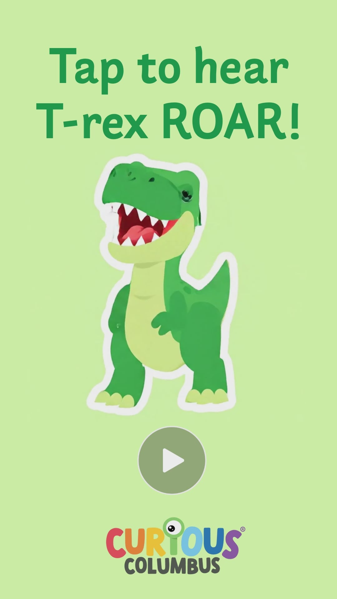 Curious Columbus Magnetic Dinoaurs – 48 Piece Magnetic Play Set