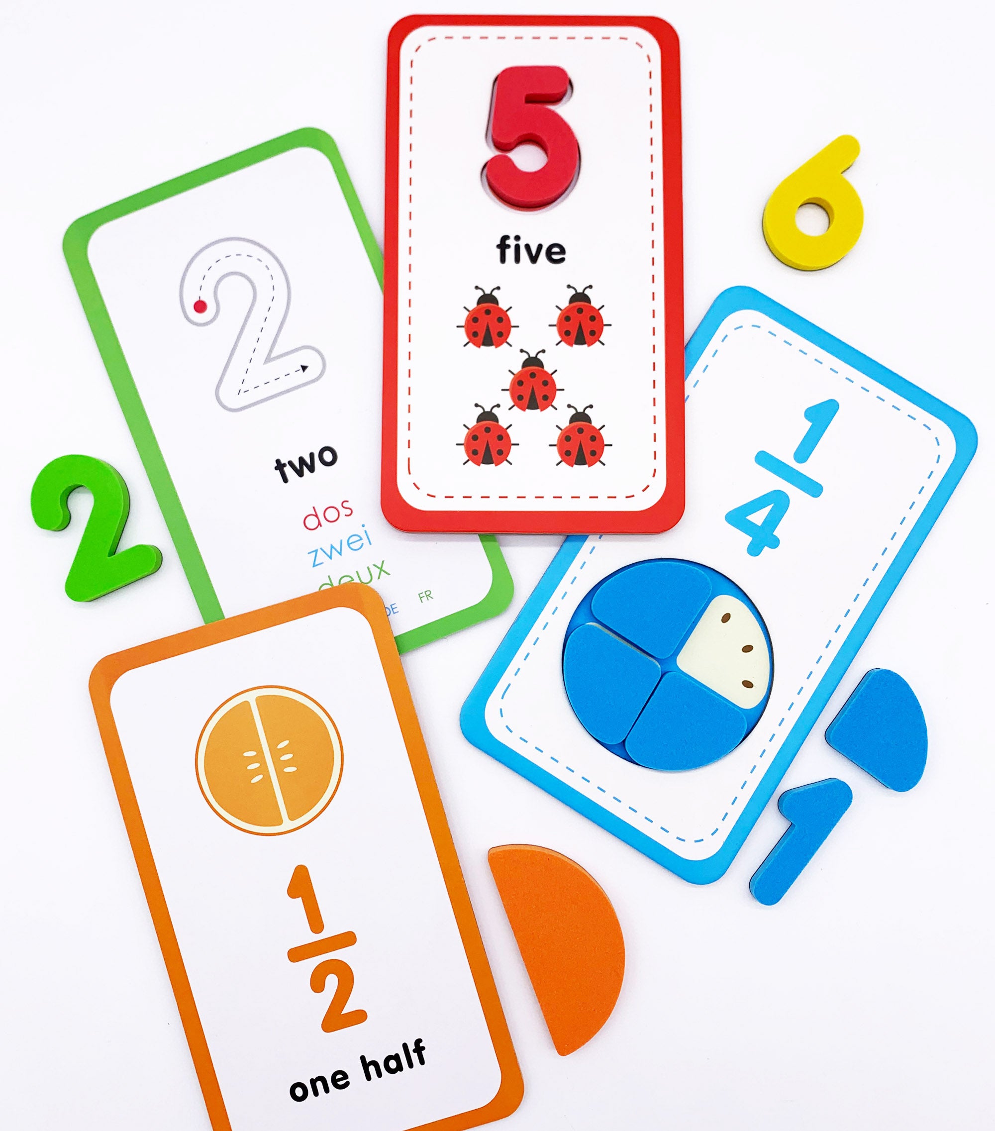 Curious Columbus Flashcards &amp; 123 Magnetic Numbers – Counting &amp; Number Learning Set
