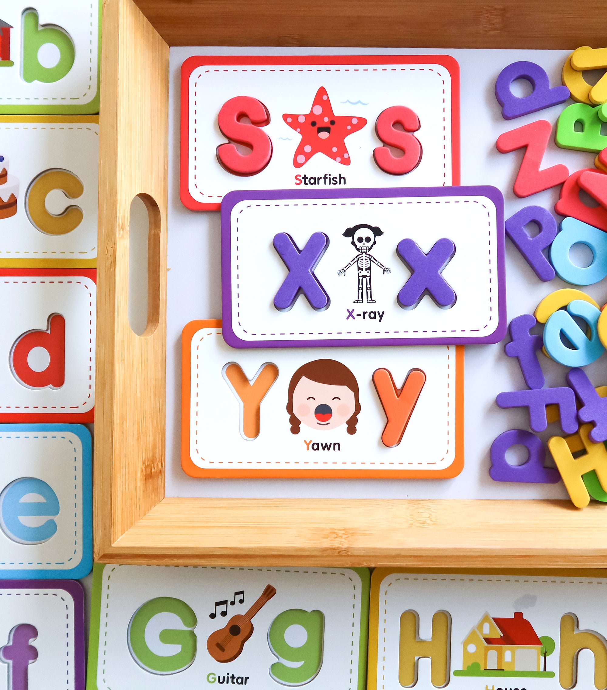 Curious Columbus Flashcards &amp; ABC Magnetic Letters – Alphabet Learning Set