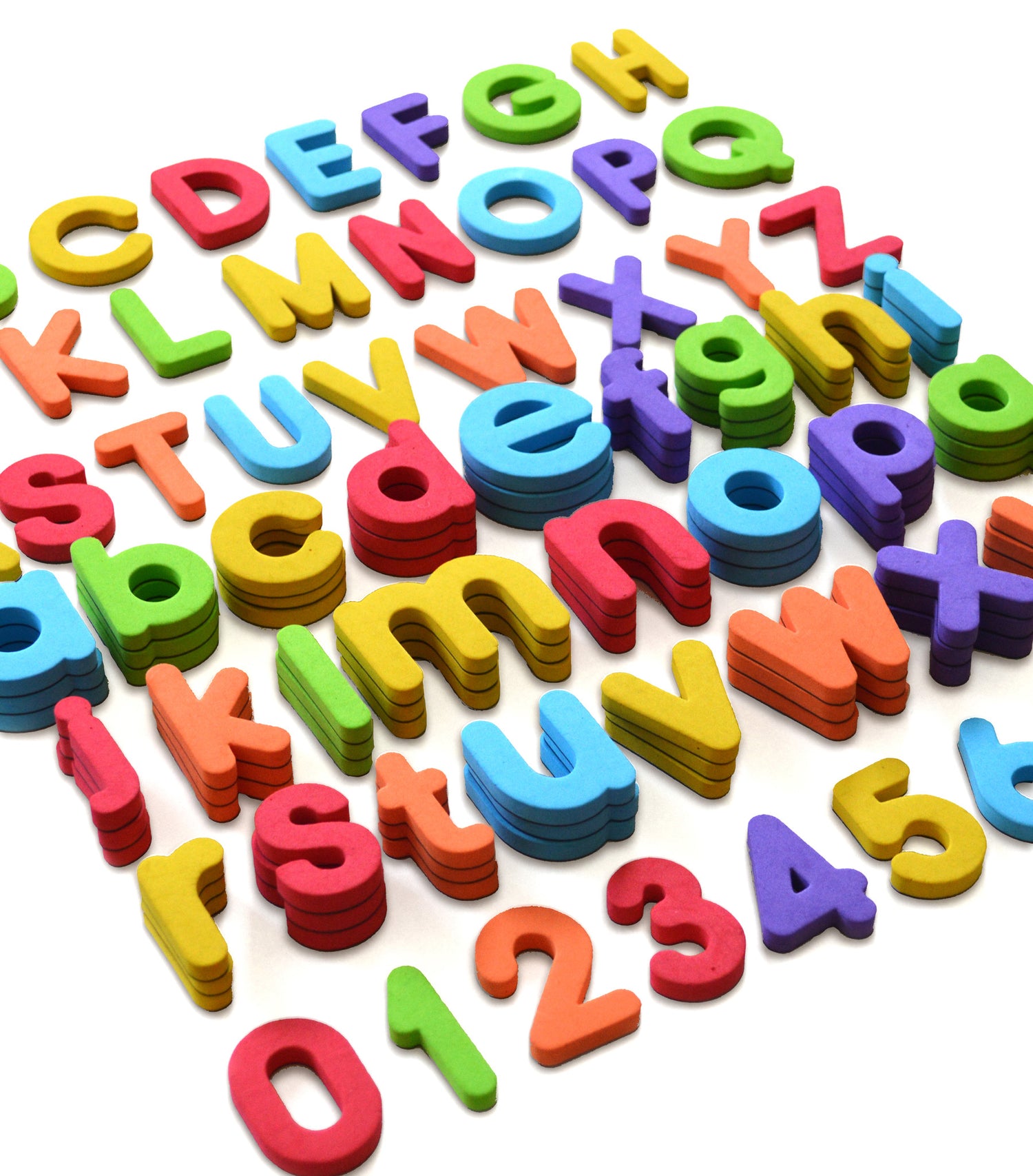 Curious Columbus Magnetic Letters and Numbers – 115 Piece Alphabet &amp; Number Magnet Set