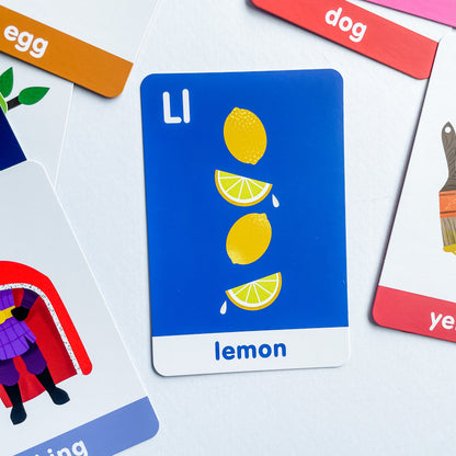 Curious Columbus A-Z Lowercase flashcards