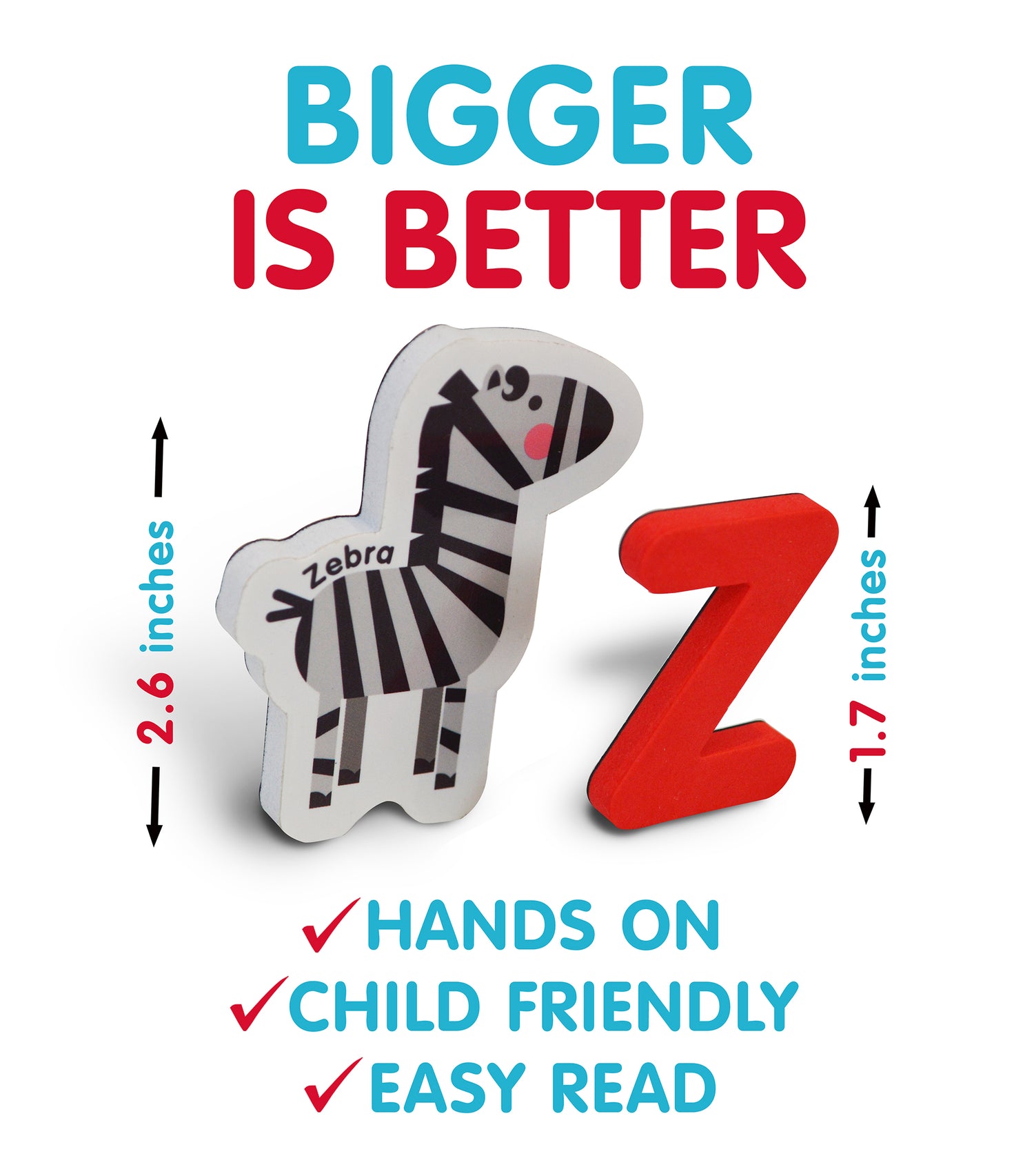 Curious Columbus Magnetic Objects and Letters – 78 Piece Alphabet &amp; Object Magnet Set