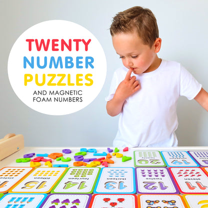 Curious Columbus Flashcards &amp; 123 Magnetic Numbers – Counting &amp; Number Learning Set