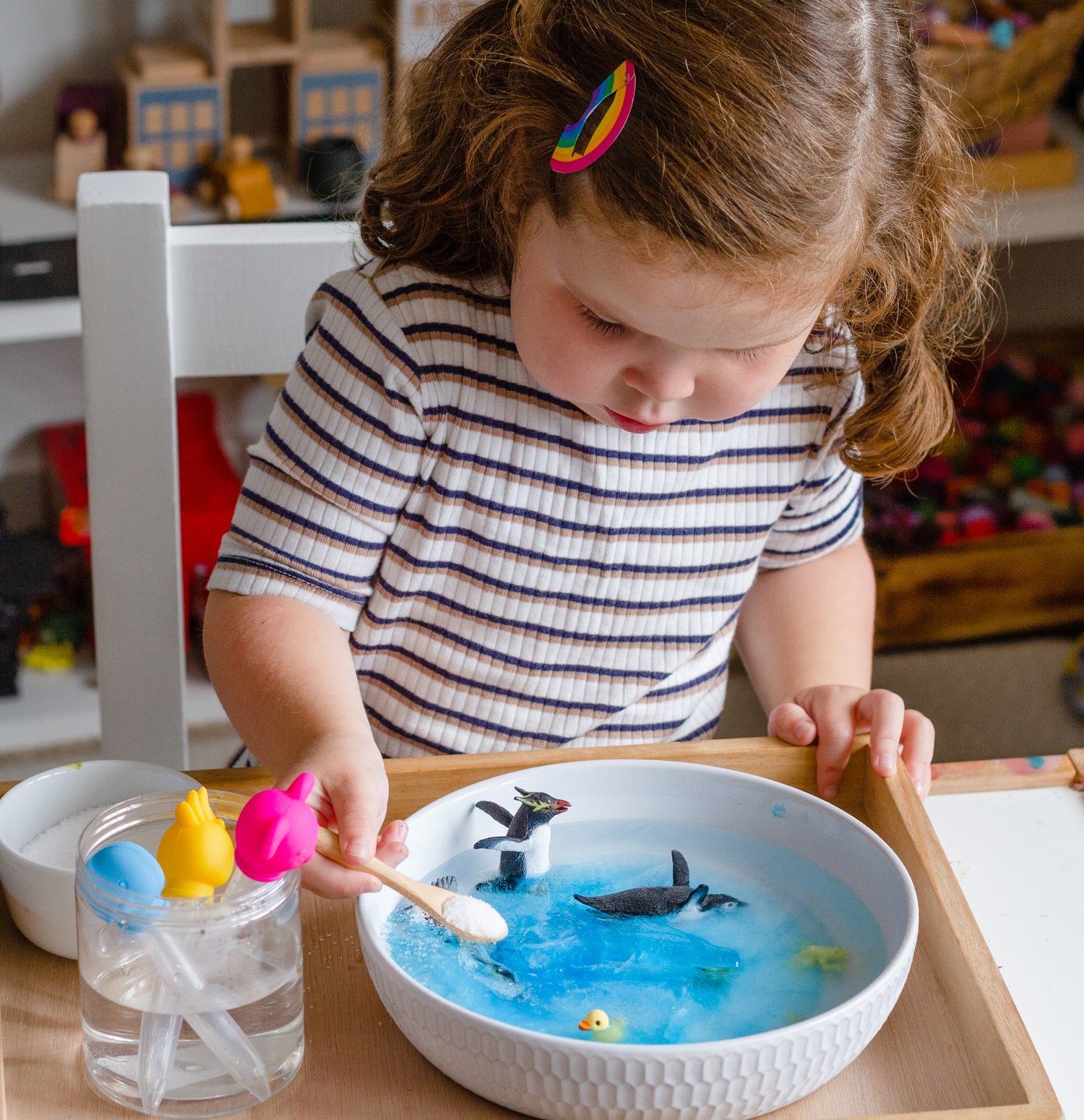 Curious Columbus Silicone Animal Pipette Droppers – 6 Pack Fine Motor Skills Set